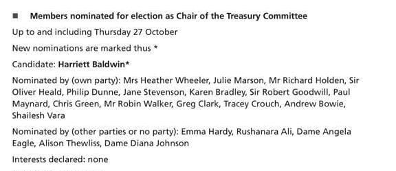 Harriett Baldwin tweet media