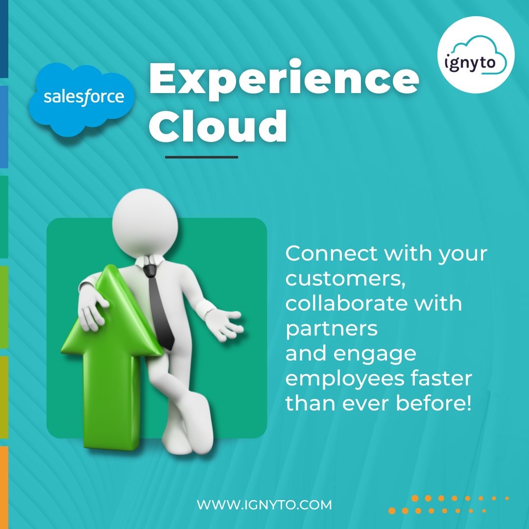 Deliver seamless journeys across sales, service, marketing, commerce and more with Salesforce Experience Cloud! 💯

Get in touch to get started with your Salesforce implementation with ignyto: bit.ly/3U6NIW5