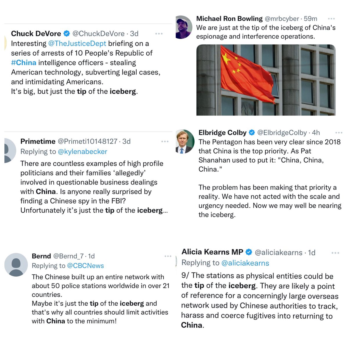 shuimaojin's tweet image. Beware of #Chinese icebergs! #ConsistentMessaging #YellowScare