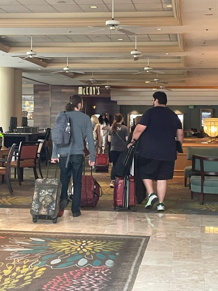 There's a reason they had the Florida Medical Board meeting in a airport. All of the anti trans people had to be flown in from out of state. Here they are leaving for their flights to go terrorize trans people in other states.