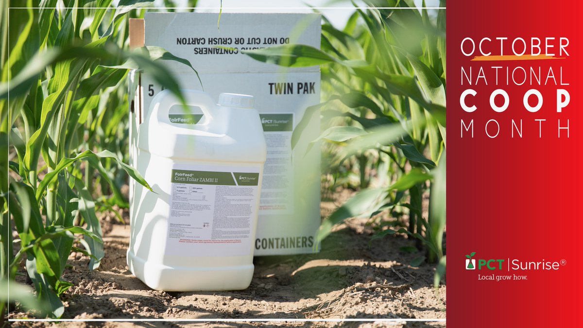 SunriseCoopOH's tweet photo. #FridayFeature starts with our #cropnutrient line up. #PCTSunrise products are specially formulated to help feed & protect your crops #FromPlantingtoHarvestandBeyond optimizing plant health & #ROI. Learn More: https://t.co/wU2ijz5g0R #SunriseCooperative #OhioAg #SuccessGrowsHere https://t.co/HYWsVIrz2c