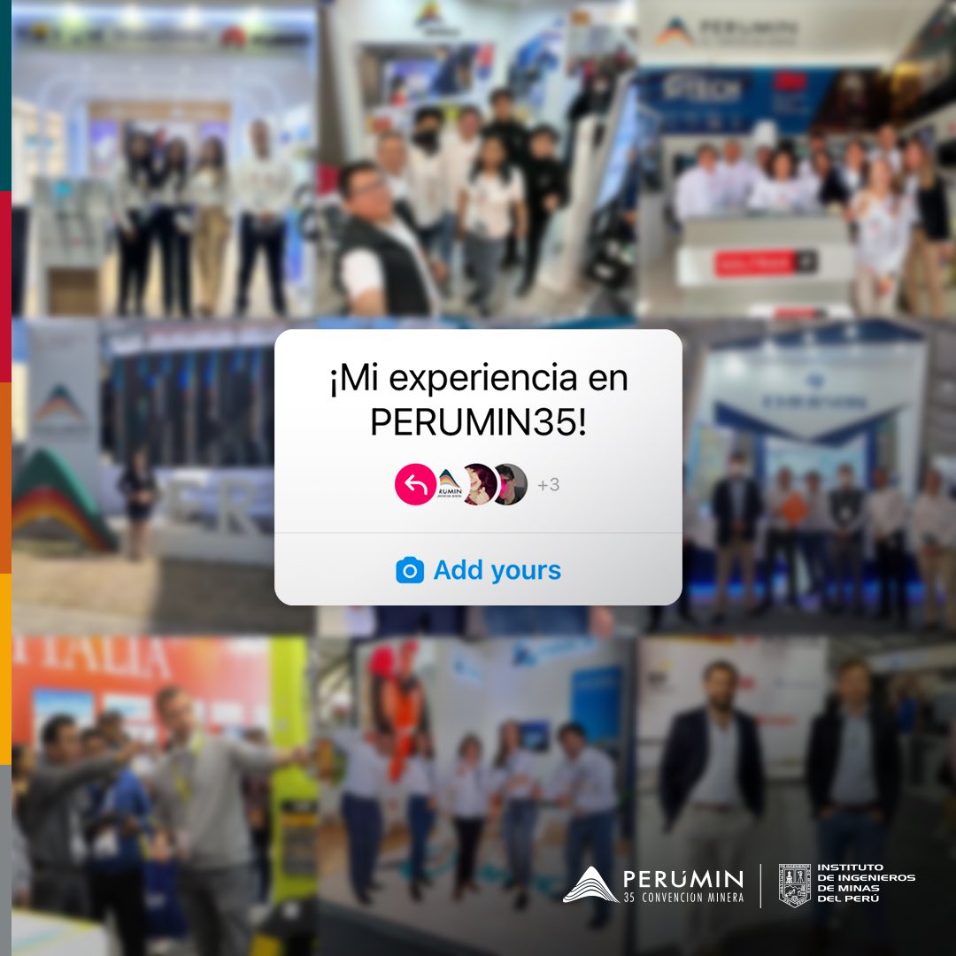 PeruminOficial's tweet photo. Celebramos un mes desde #PERUMIN35 compartiendo lo que este gran evento fue para ustedes.
Agradecemos a todos los convencionistas, voluntarios y empresas que formaron parte de la Convención Minera más importante de Latinoamérica y esperamos verlos en la siguiente edición. https://t.co/zakgueUSZL