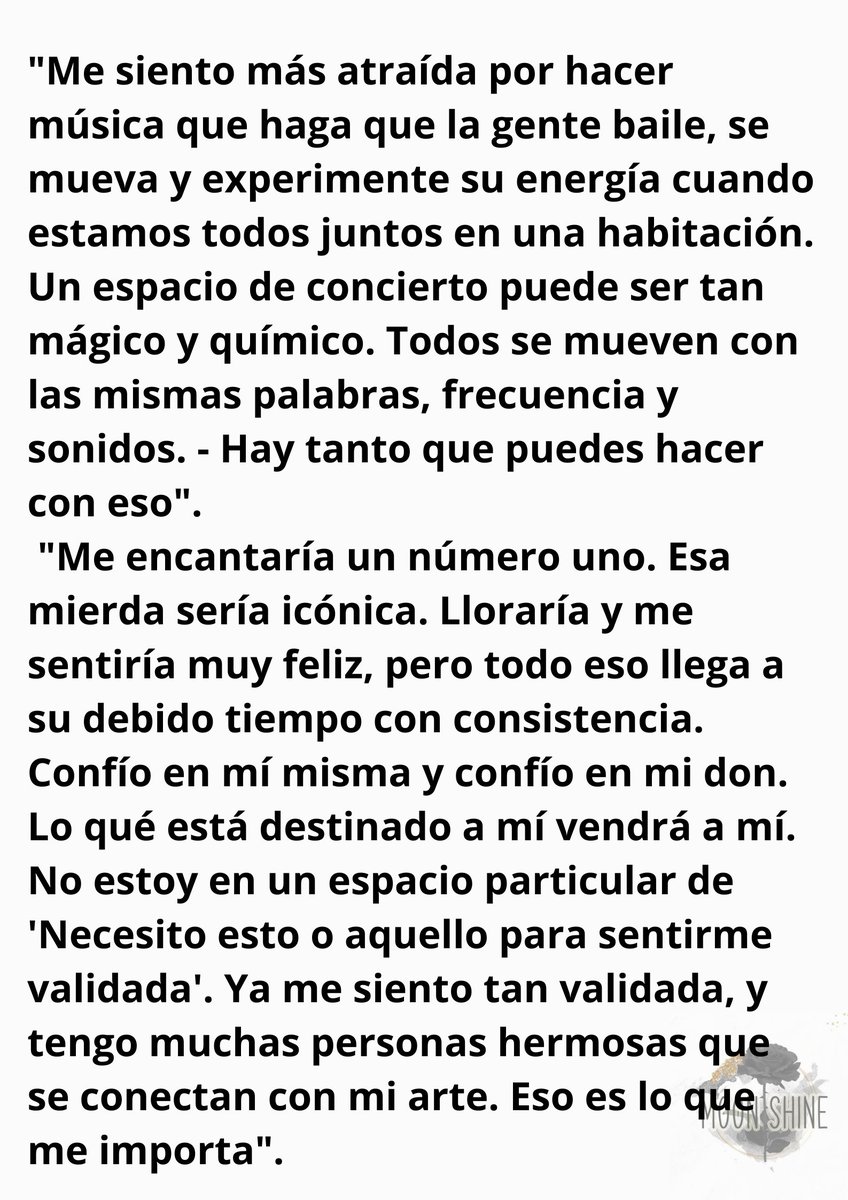 MoonshineTeam's tweet photo. Lauren para People :

"Me encantaría un número 1. Lloraría y me sentiría muy feliz, pero todo eso llega a su debido tiempo con consistencia... Ya me siento tan validada, y tengo muchas personas hermosas que se conectan con mi arte. Eso es lo que me importa" https://t.co/Xabb0Gipqk