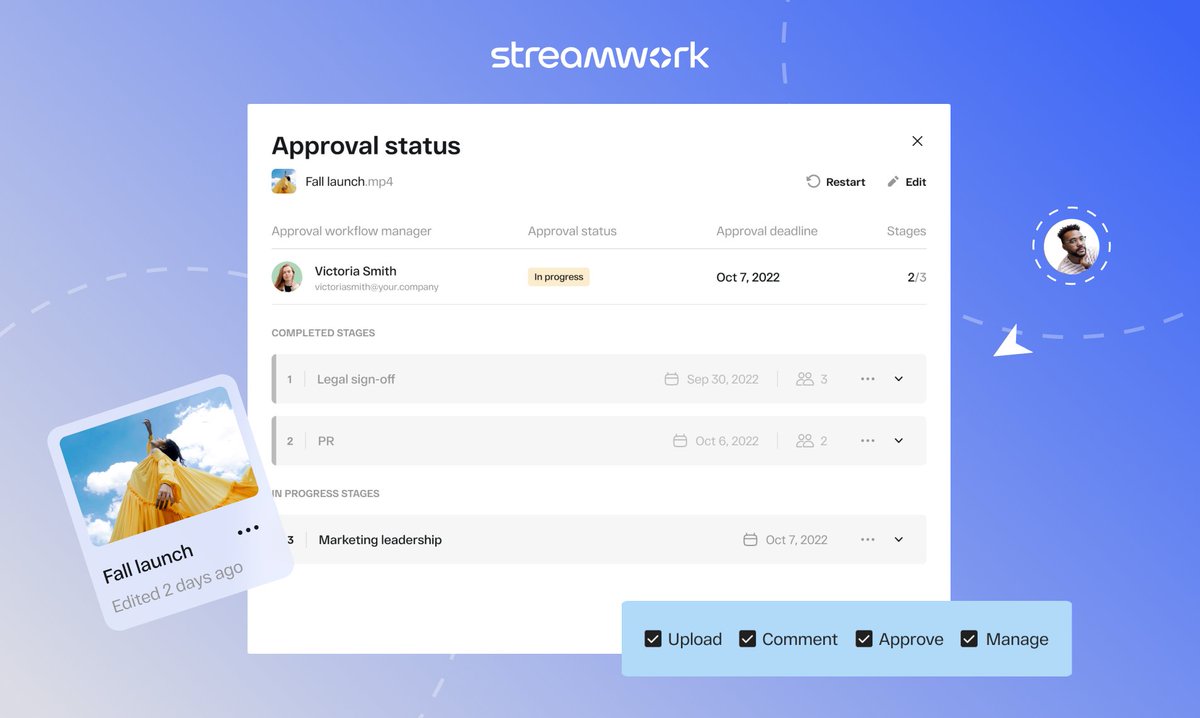 getstreamwork's tweet image. Bogged down with creative approvals? Try out @getstreamwork to automate the entire stakeholder approval process. Learn more in our latest post: getstreamwork.com/post/who-gets-…
