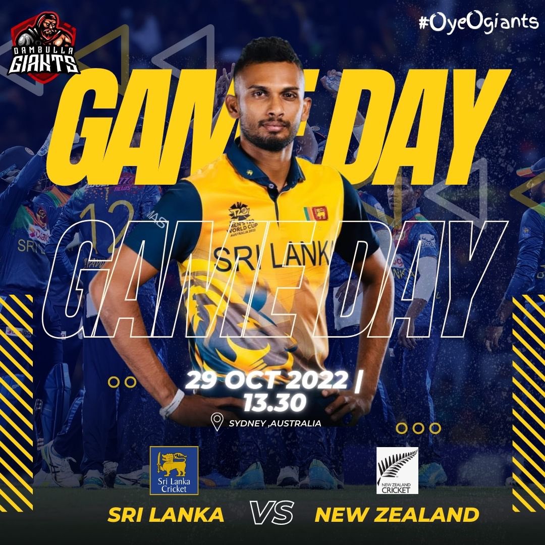 Can <a href="/OfficialSLC/">Sri Lanka Cricket 🇱🇰</a> top the table in group A tomorrow? #ICCT20WorldCup2022 #cricket #t20
