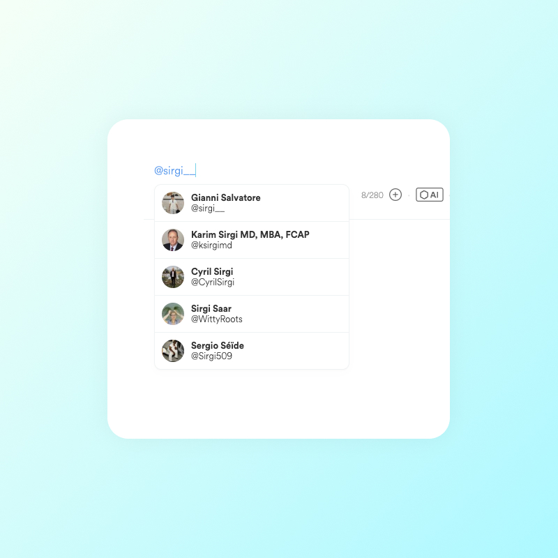 giannislv's tweet photo. A core feature that I had been putting off for too long... user search! #buildinpublic https://t.co/SAvTvJxVRt