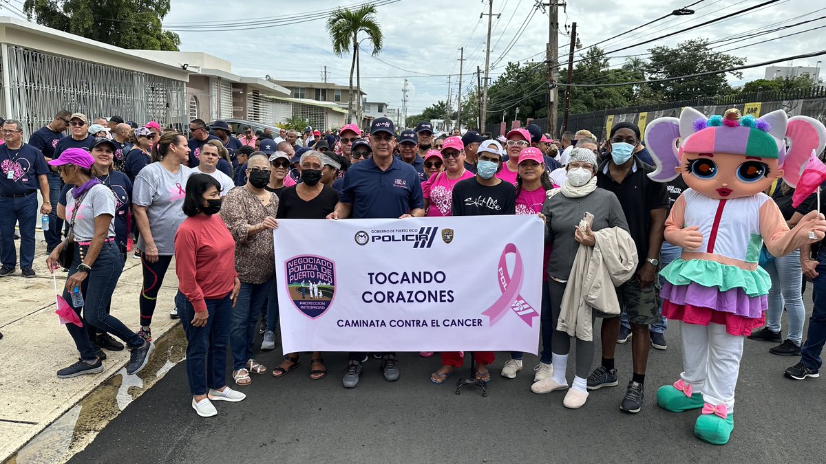 prcompolicia's tweet photo. Hoy caminé junto a Mis Policías desde el Cuartel General hasta la Sociedad Americana Contra el Cáncer.
Es de gran satisfacción unirnos a esta causa por los que luchan, los sobrevivientes y en honor a quienes han perdido la batalla contra el Cáncer.
@GovPierluisi @DSPnoticias https://t.co/ODL7nVDEm4