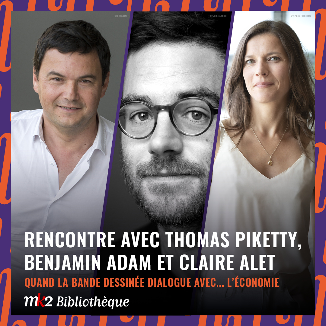 EHESS_fr's tweet photo. #Rencontre
📕💰 Adapter "Capital et idéologie" (@EditionsduSeuil) de @PikettyLeMonde en bande dessinée ? Un défi que Benjamin Adam et @clairealet ont relevé.
Rencontrez ce mois-ci les 3️⃣ auteurs au @mk2 Bibliothèque.
📆 22 novembre 2022, 20h
➡️ https://t.co/7waufZNpYO https://t.co/iTGUHfwcJW