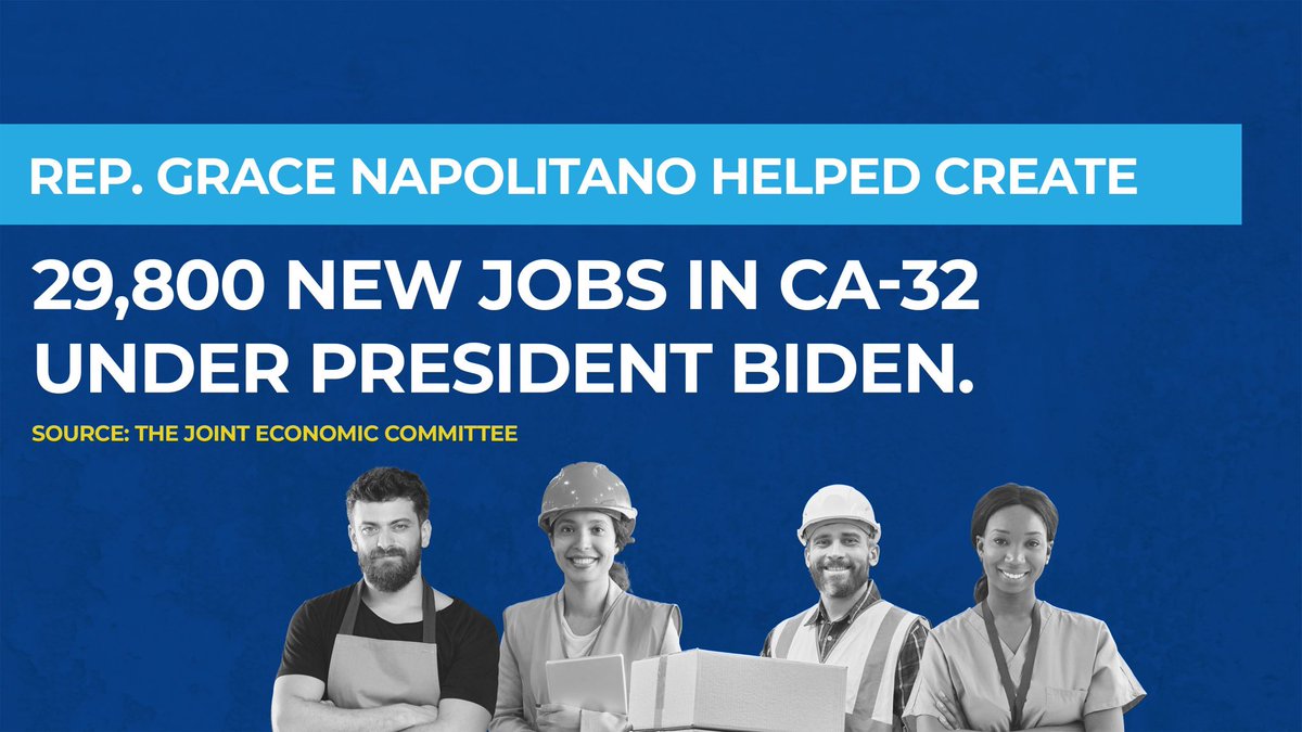 We're lowering costs and bringing better-paying jobs to the San Gabriel Valley to support families and build more prosperous communities. I’m proud to put #PeopleOverPolitics to create 29,800 jobs in our district since @POTUS came into office. #DemsCreateJobs