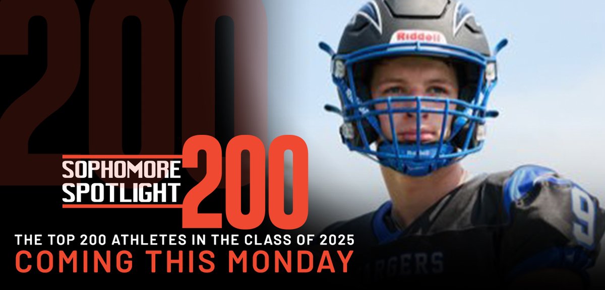 Youth1Media's tweet photo. Get ready to meet the top 200 athletes in the class of 2025.

The Sophomore Spotlight 200 drops this Monday 10/31 ONLY at https://t.co/HKS8LZ8ATL. https://t.co/1yd6a1BSoA