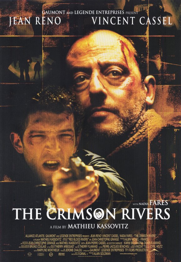 Coming Soon on Blu-ray! The Crimson Rivers (2000) Starring Jean Reno, Vincent Cassel, Nadia Farès, Dominique Sanda & Jean-Pierre Cassel – Shot by Thierry Arbogast (Léon: The Professional) – Co-Written & Directed by Mathieu Kassovitz (La Haine, Gothika, The Bureau).