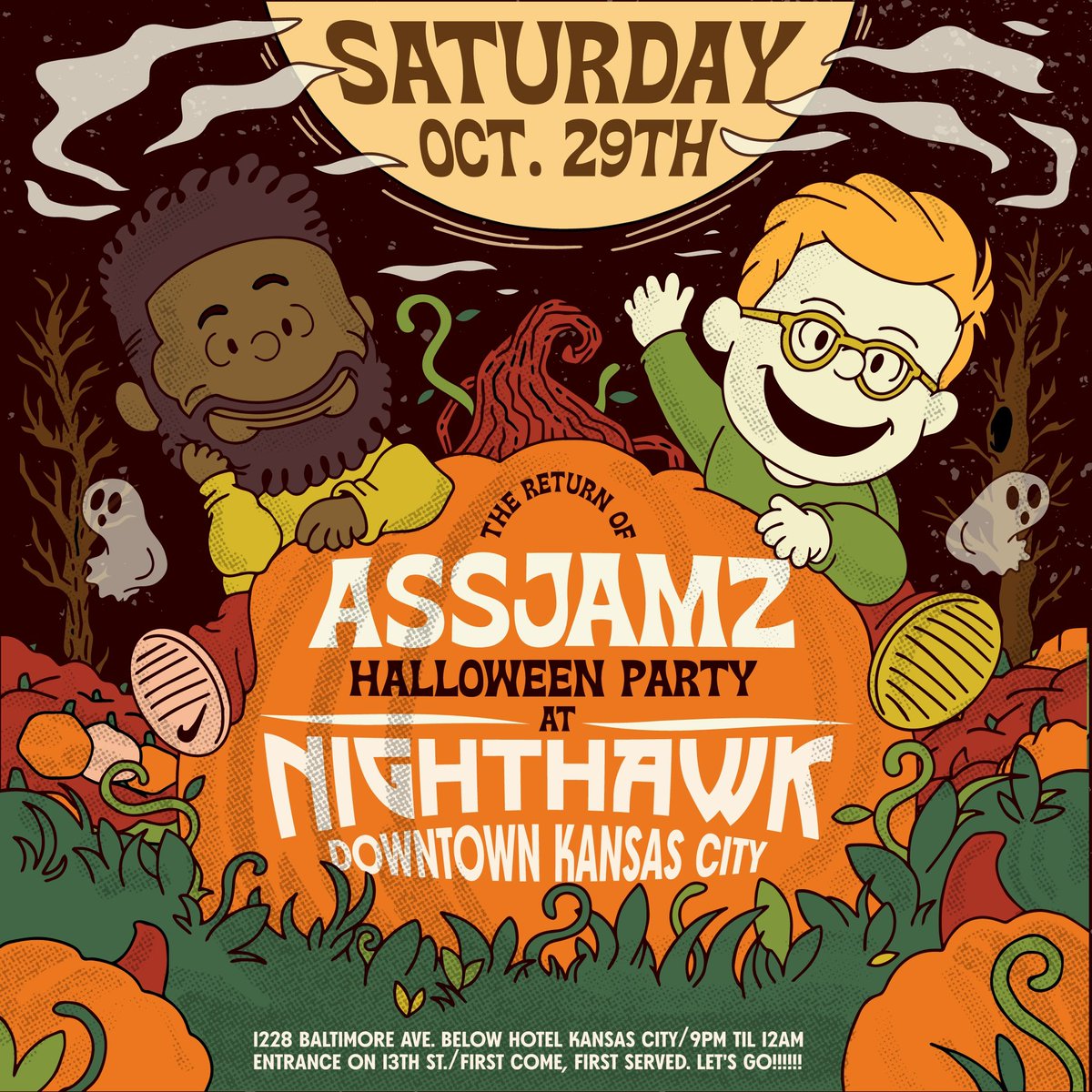 assjamzpod's tweet photo. tomorrow night is our spooky return https://t.co/B4qtbOxXWv