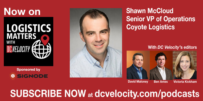 How is this #peakseason progressing and what are the expectations for shippers and carriers between now and the end of the year? @CoyoteLogistics’ Shawn McCloud tells us. Plus: 3PLs continue strong growth; #supplychain trends through '23 dcvelocity.com/podcasts #logistics #3PL