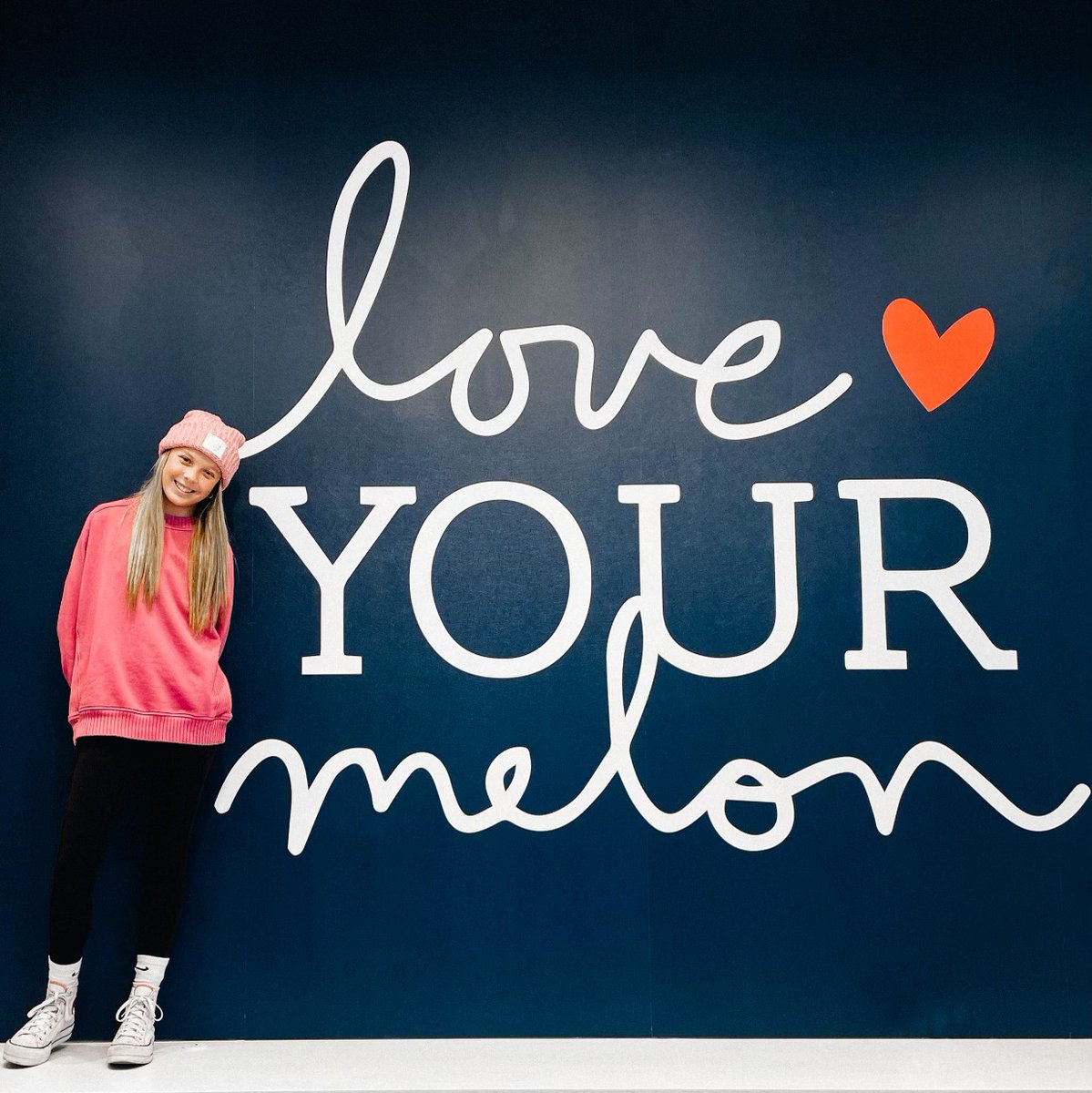 Meet Audrey – she's headed into her 3rd round of chemotherapy and stopped into #lymcolumbus today. She is a special light and we're rooting for her. Some heroes wear capes – but the strongest heroes wear beanies. Go Audrey! ❤️