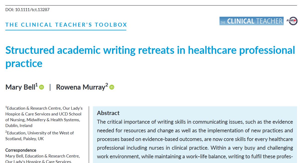Thinking about holding a writing retreat? Check out this timely resource for #meded scholars. #AcWriMo