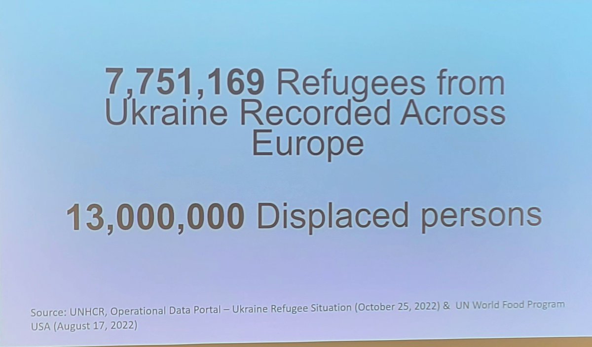 nicolas_lamp's tweet photo. On our panel on the international legal aspects of Russia's war against Ukraine, Julia Webster recalls the human toll of the war: a tragedy only paralleled by the Syrian civil war.
#CCILConference https://t.co/hSr4i7O1ER