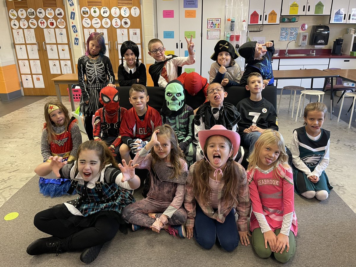 The 2nd grade seasons, Father Time, Mother Nature, and all my friends were excited for a fun day together!