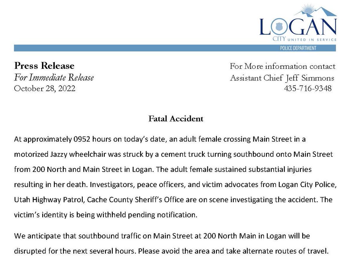 Logan City Police tweet media