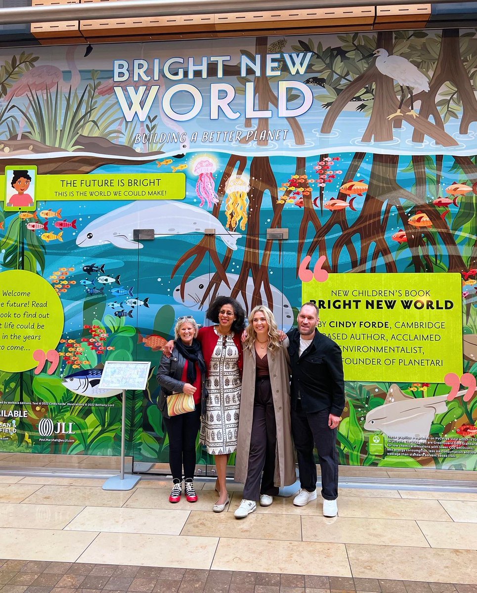 Amazing seeing my artwork so large!!  - celebrating my newest book 🌍✨