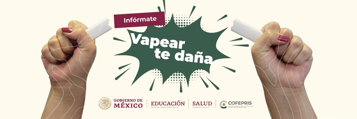 cbtis5's tweet photo. Campaña contra el uso de vapeadores https://t.co/Z71JwKXhre