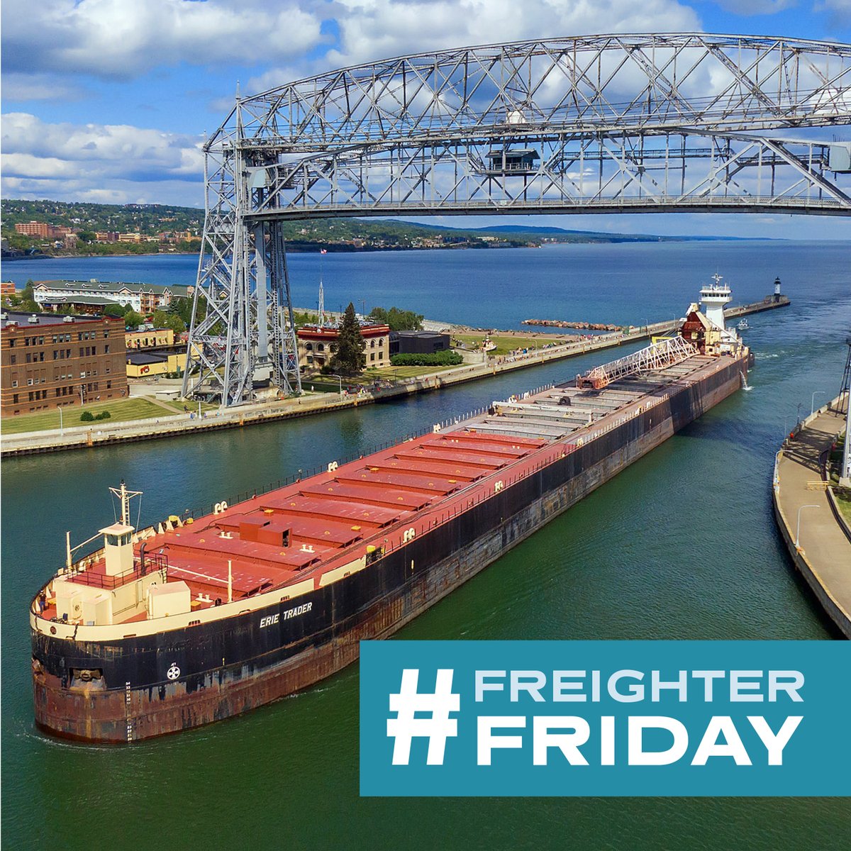 GLSPartnership's tweet photo. Today we're taking a look at the Erie Trader! The Erie Trader is a self-unloading barge that was christened in 2012 alongside her companion tug, the Clyde S. Van Enkevort. #FreighterFriday
Learn more about the Erie Trader: https://t.co/VGfx6CaA5J https://t.co/YscG1UUleI
