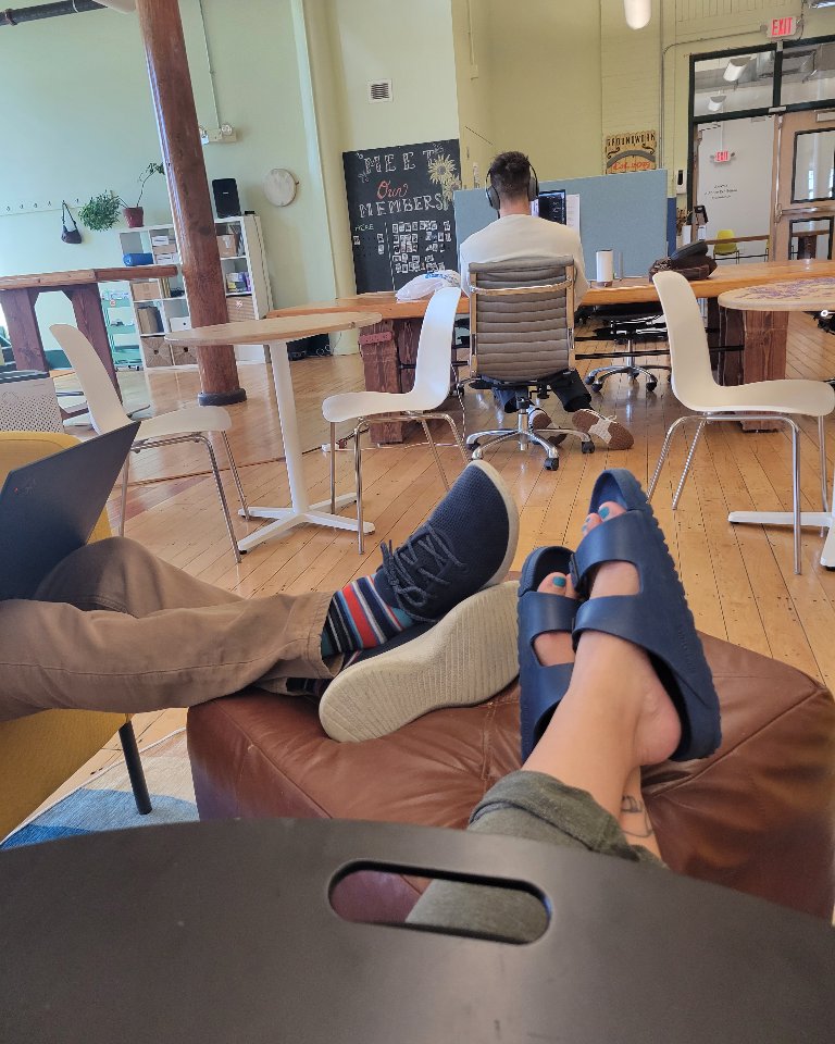 Here at Groundwork we take work seriously. And comfort (obviously)
Hope your Friday is as relaxed as it is productive. 

#coworking #community #comfort #productive #workworkwork
