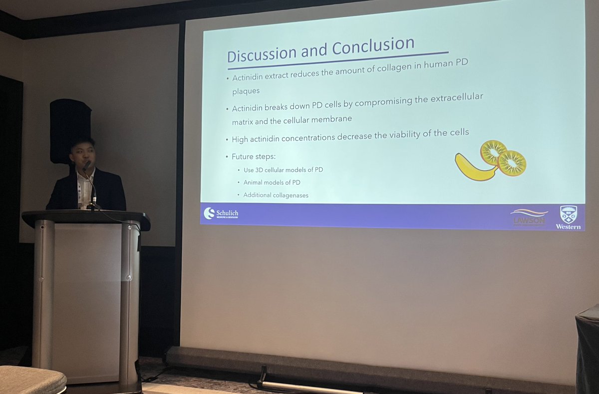 Proud of our <a href="/NSERC_CRSNG/">NSERC / CRSNG</a> @lawsonresearch student Kevin Feng for presenting our work using a validated 2D #peyronies model to explore a new treatment for PD - actinidin!

<a href="/Our_MicroBiome/">Burton Labs</a> <a href="/CanUrolAssoc/">Canadian Urological Association</a> <a href="/stjosephslondon/">St. Joseph's Health Care London</a> <a href="/SMSNA_ORG/">SMSNA</a> <a href="/westernuUrology/">Western Urology</a> @VPRWesternU #menshealth #sexmed22