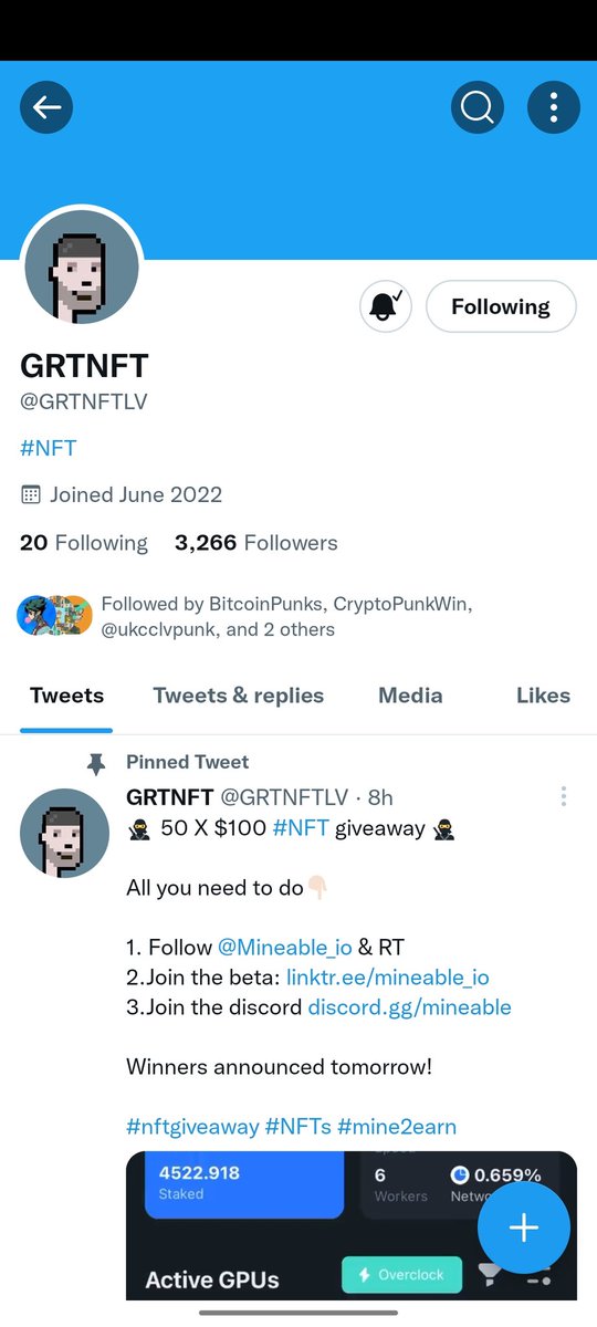 EvrajRaj's tweet photo. @GRTNFTLV @PunksBitcoin Done... https://t.co/54mdOB8o85