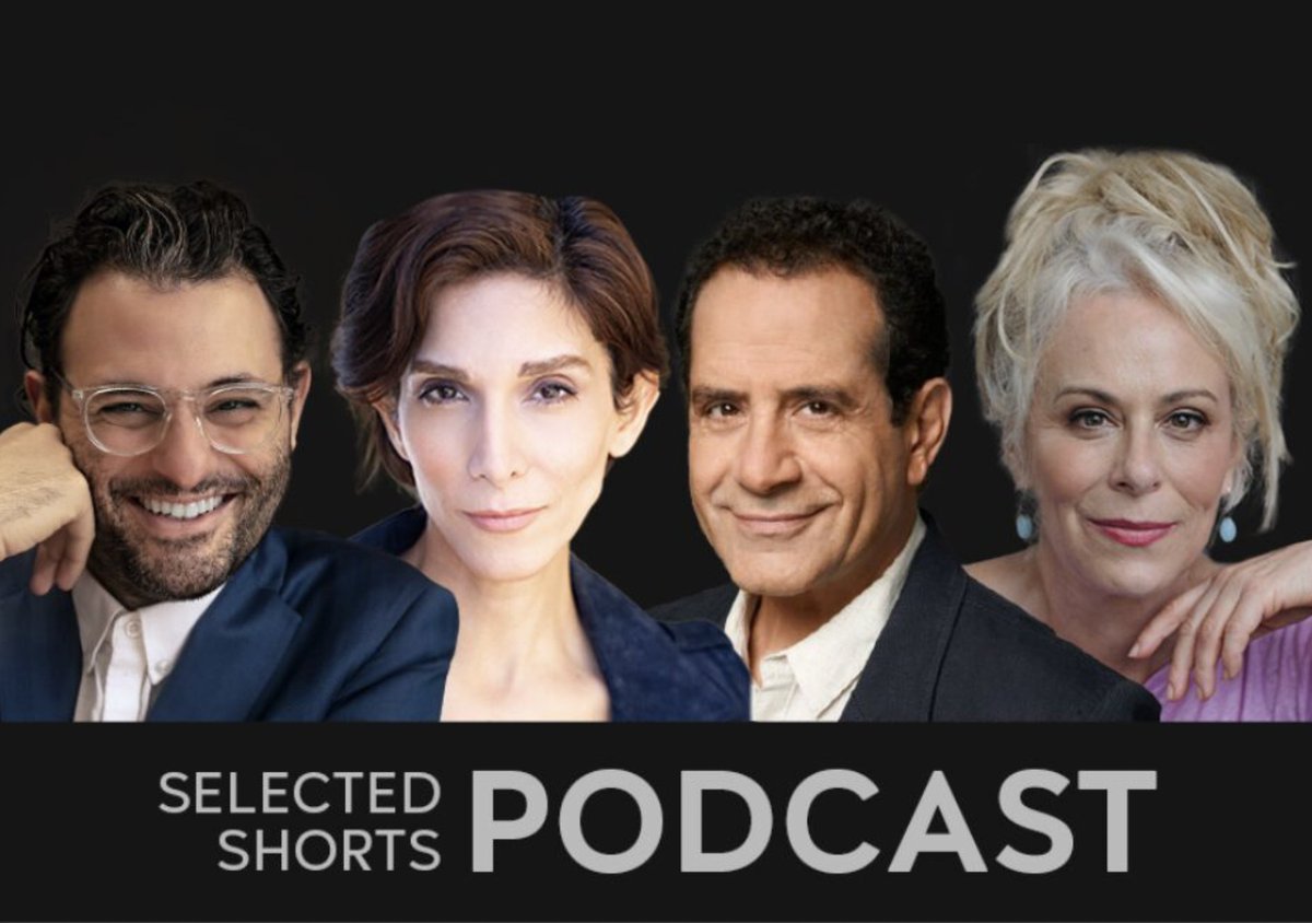 🎙️In this week's episode of <a href="/SelectedShorts/">Selected Shorts</a>, two works about change feature 3 incredibly talented POA alums. @ArianMoayed (THE MAN IN RED) performs "Muzaffer Bananas," and Jane Kaczmarek (NAPOLEON IN EXILE) and Tony Shalhoub (THE CLAM) team up in "Goodbye to the Road Not Taken."