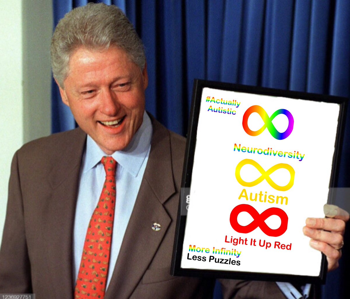 pippiminafowell's tweet photo. President Clinton agrees with the Infinity Symbols for Autism!
πππ»πΊπΈπβΎ
#Autism #Autistic #AutismAcceptance #ActuallyAutistic #AutisticInfinity #AutisticLove #AutisticSpectrum #AutisticPride #AllAutistics #MoreInfinityLessPuzzles #BillClinton https://t.co/lvvgMoSLPR