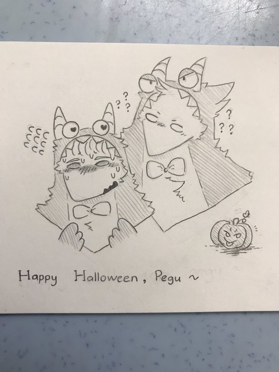 Happy Halloween, Pegu ~ 🎃🎃🎃     #pegufanart