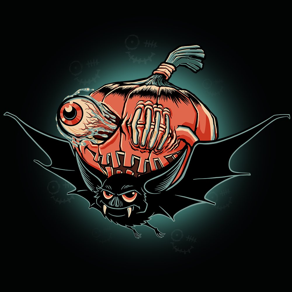 Happy Shrunk-O-Ween from the Shrunkin’ Pumpkin and Flaps the Bat! Only 31 copies will be available on the <a href="/GameStopNFT/">gamestopnft</a> marketplace very soon!