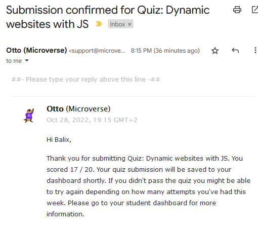 BalixEmma's tweet image. Day 47/365 : 5th Day week 1 Module 2 @microverseinc
-Reviewed ES6 - basic syntax
-Reviewed Stack and Queue implementation
-Did a Quiz on Dynamic website with JS
#300DaysOfCode #javascript #codinglife #tech #programming #development #opensource
#webdesigner #GitHub #USA