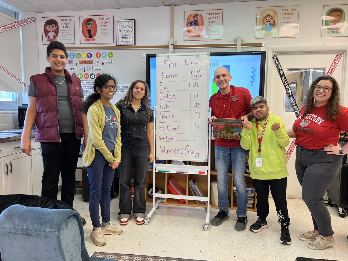 Drum roll please 🥁🥁🥁🥁🥁
And the winners are:
Barb the Frog and Gary the Snail
<a href="/MsDennington/">Tara Dennington</a> <a href="/WheatleySchool/">The Wheatley School</a> #EWLearns