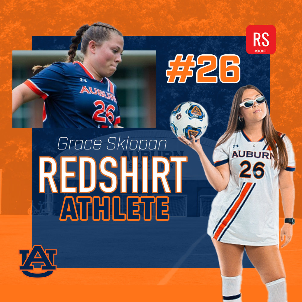 Welcome to RedShirt, Grace Sklopan! #WarEagle #WarEagleAlways #RedShirt #RedShirtAthlete