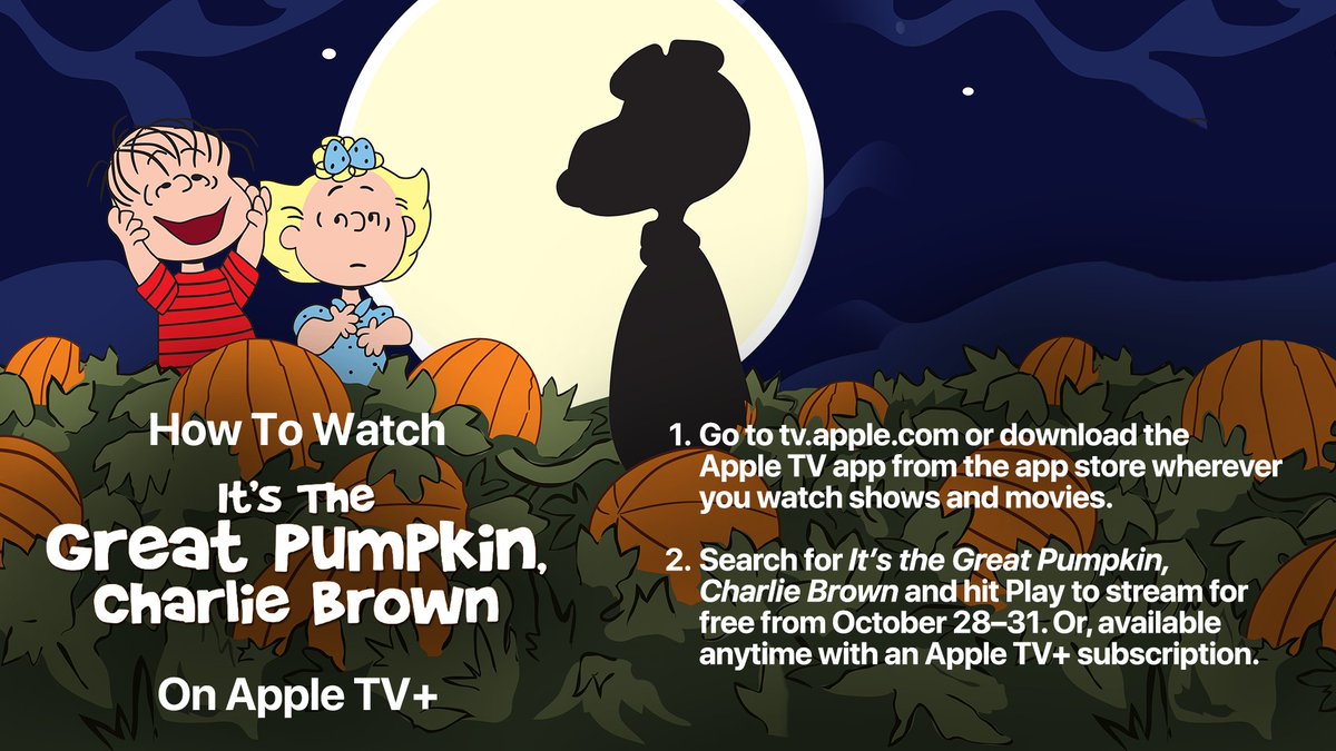 PEANUTS on Twitter: 'No Halloween is complete without watching It's the ...