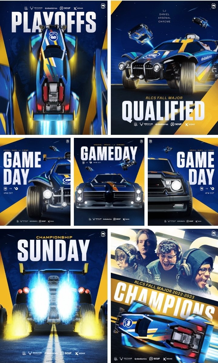 Concept RLCS Fall Major 2022 Art direction for <a href="/Spacestation/">Spacestation Gaming</a>

behance.net/gallery/154942…
