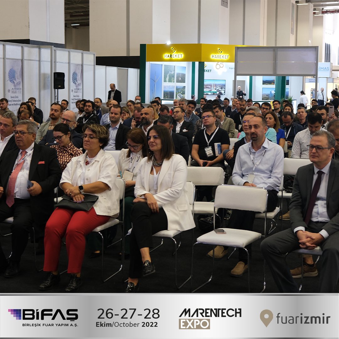 Marentechexpo's tweet photo. Marentech Expo 2022 seminerlerinin son günü ziyaretçilerimiz tarafından yine ilgiyle takip edildi.
#MarentechExpo #denizüstüenerji #Dured #yenilenebilirenerji #temizenerji #globalfuar #enerjifuarı #Bifaş #globalfair #energyexibition #renewable #energy #recycling #air #cleanair https://t.co/hLRxyMqphS