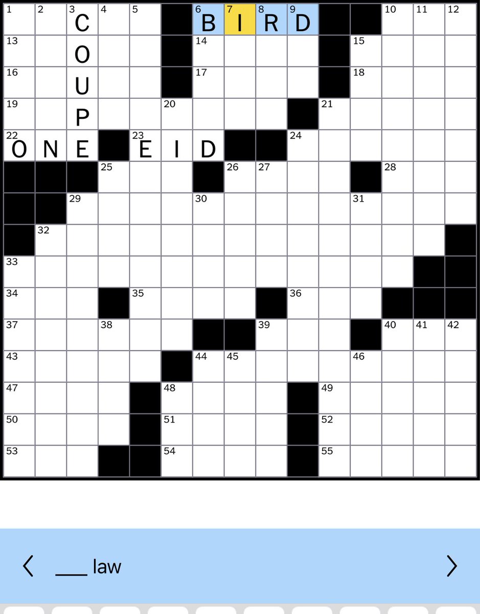 ⁦<a href="/alwayssunny/">It's Always Sunny</a>⁩ NYTimes crossword finally recognizes bird law
