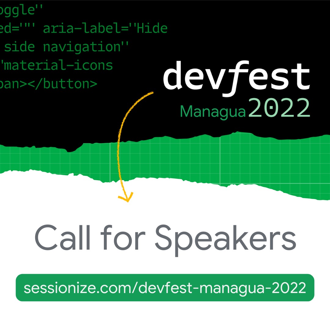 gdgmanagua's tweet photo. 🚨🚨 ÚLTIMO LLAMADO 🚨🚨

Ya se acaba Octubre, lo que significa que nuestro Call for Speakers está a punto de cerrar también. 🔒

📣 Pasamos para recordarte que si te gustaría participar con una charla o taller, aquí vas a poder dejar tu propuesta: https://t.co/UAnANSd7c6 https://t.co/ybJ93OgUcF
