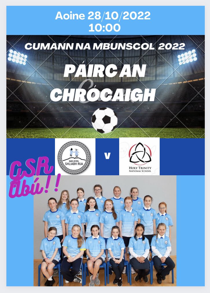GSShliabhRua's tweet photo. An-lá inniu i bPáirc an Chrócaigh!! Cluiche iontach le @holy_ns @cnambnaisiunta @CnmbDublin https://t.co/fBBZS5dfmR