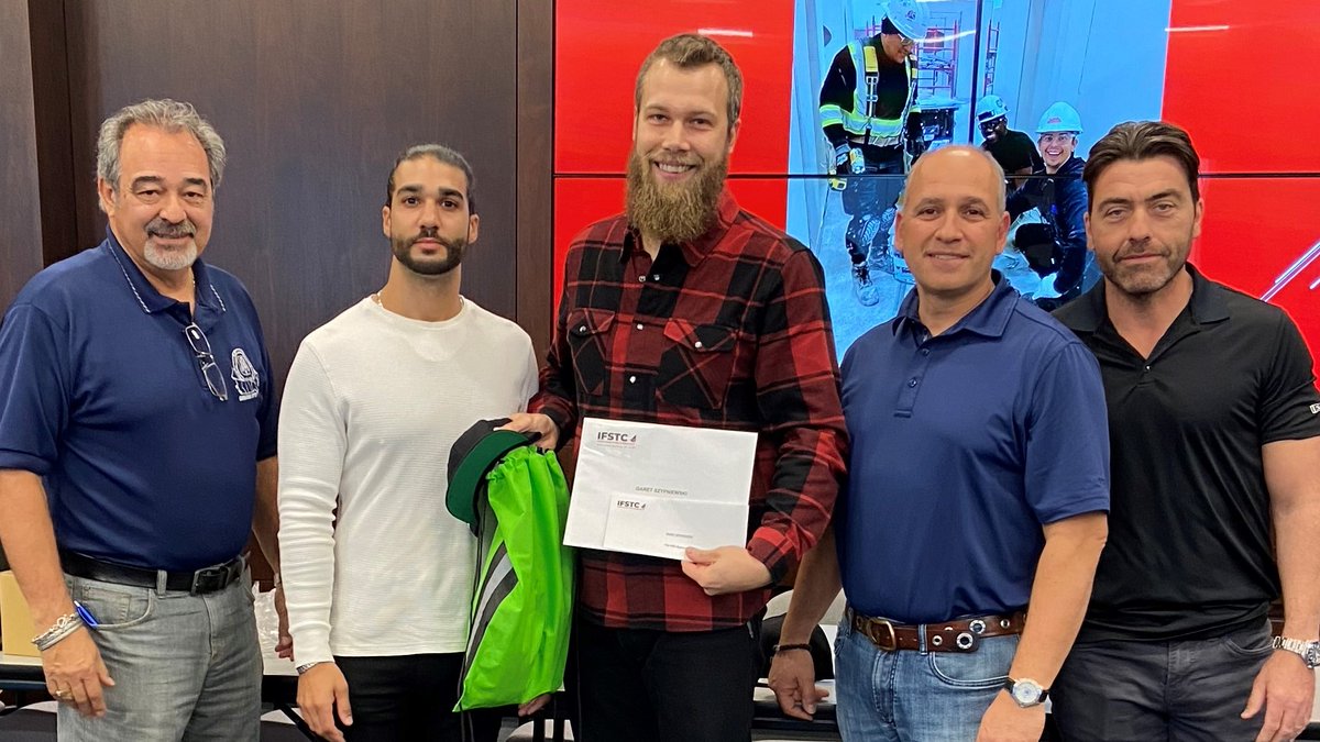 Eights weeks done.  Eight weeks more to go and for most a few more hundred hours.  Congratulations to our BASIC Level Drywall Mechanics and Lathers.  Top Apprentice awarded to Quinton McRae and Top H&amp;S Apprentice recipient was Garet Szypniewski!