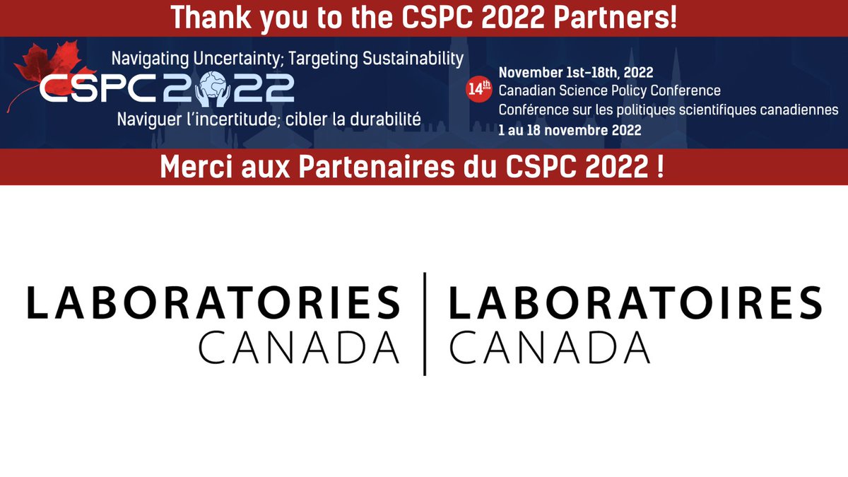 La #CPSC2022 ne serait pas possible sans le soutien de nos incroyables partenaires! 👏🏽 Merci à @PSPC_SPAC !