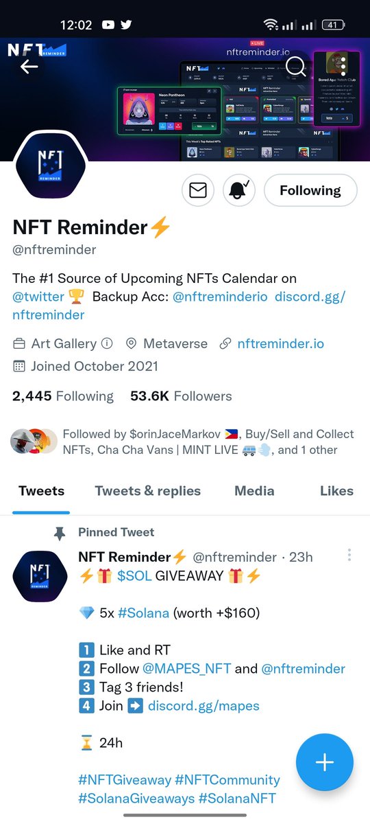 EvrajRaj's tweet photo. @nftreminder @SorinJaceMarkov @MAPES_NFT @Shipon20285552 @SHIMANT52112383 @Ratul5979
All done ✅ https://t.co/ZnzfHT9ghw