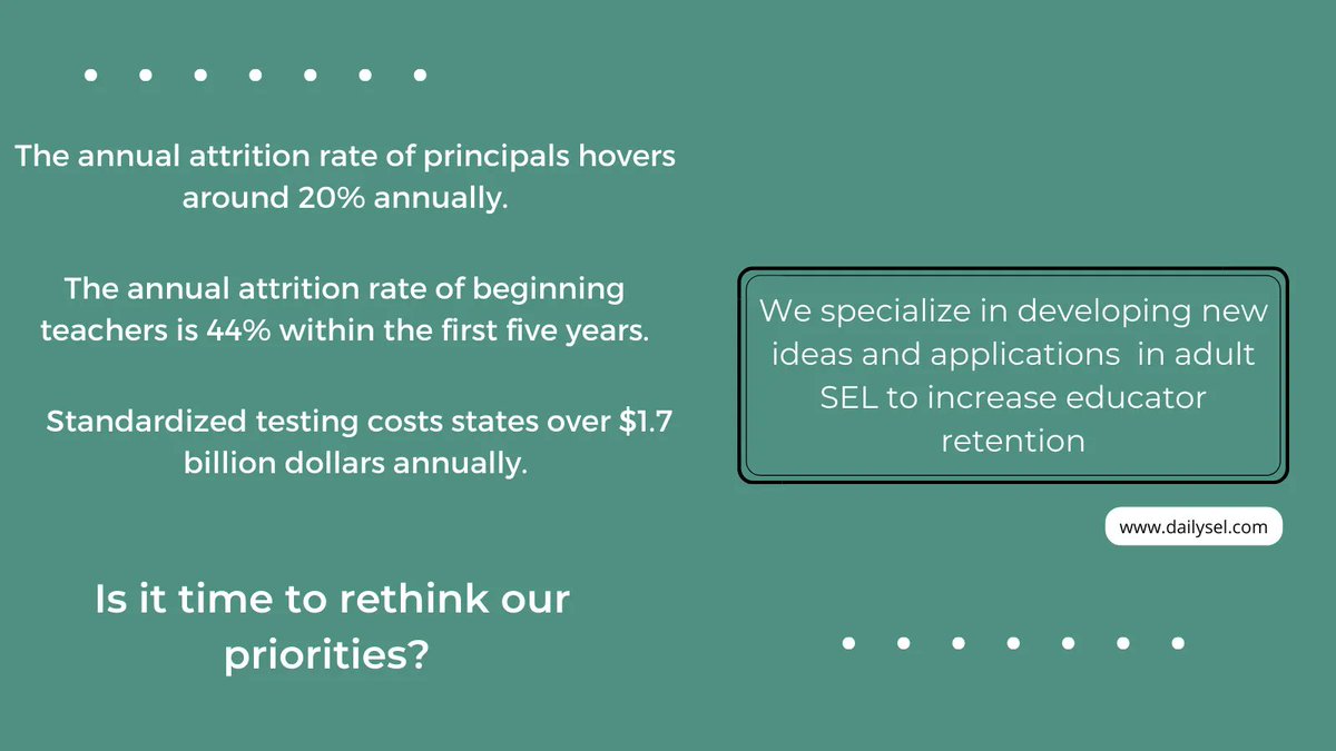 dailySEL_'s tweet photo. More to spur your thinking about retaining our educators of color. Another insightful quick read: https://t.co/tC1WYX5xKK 
#DailySEL #educatorretention #schoolleaders @randybw15 @princoach81 https://t.co/zR3k0TcKHA