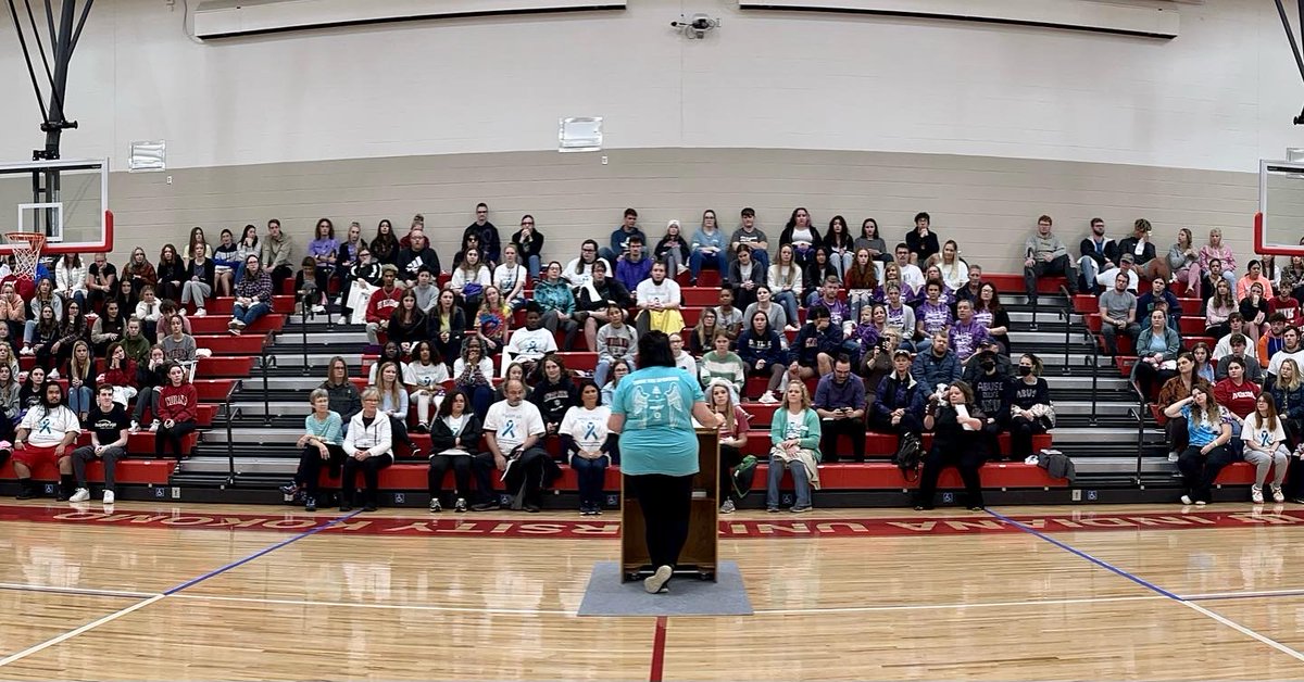 The annual Angel Walk event, in support of survivors of domestic violence, was a great success.  Scores of people from campus and the community attended the talk, the walk, or both. #myiuk