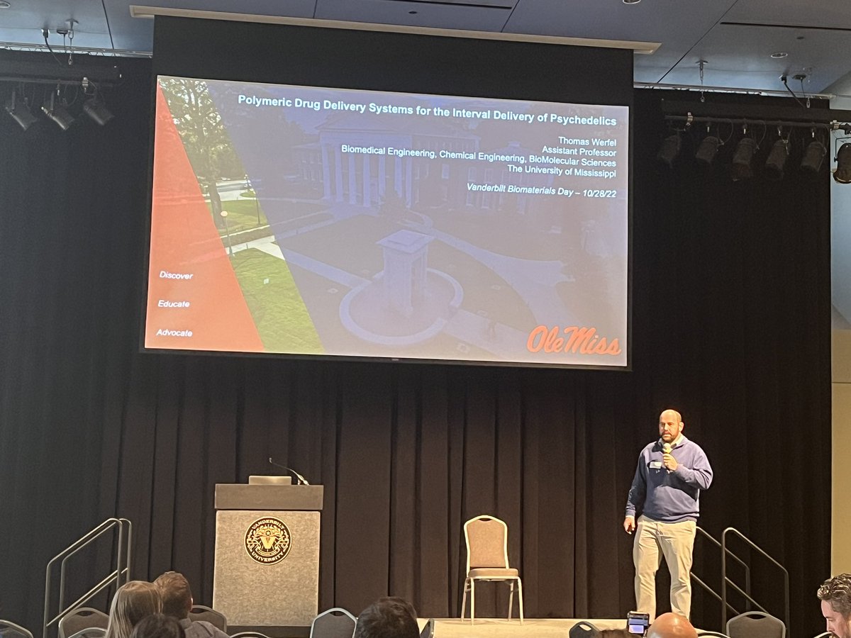 Research session II is in full swing! Come listen to talks by Thomas Wefel, Eden Tanner, and John Martin! #VandyBiomaterialsDay2022