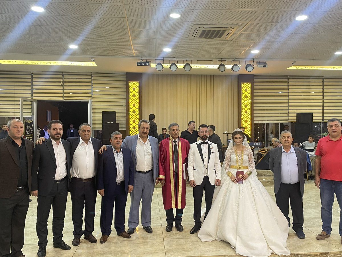 Değerli kardeşim Hacı Abdurrahman Sevgilioğlu ‘nun kıymetli evladı Yaşar ‘ın düğün merasimine Yönetim Kurulu Başkanımız @mesekayaa ile birlikte katılarak nikâh akitlerine şahitlik ettik. Genç çiftimizi tebrik eder ve ömür boyu mutluluklar dilerim.