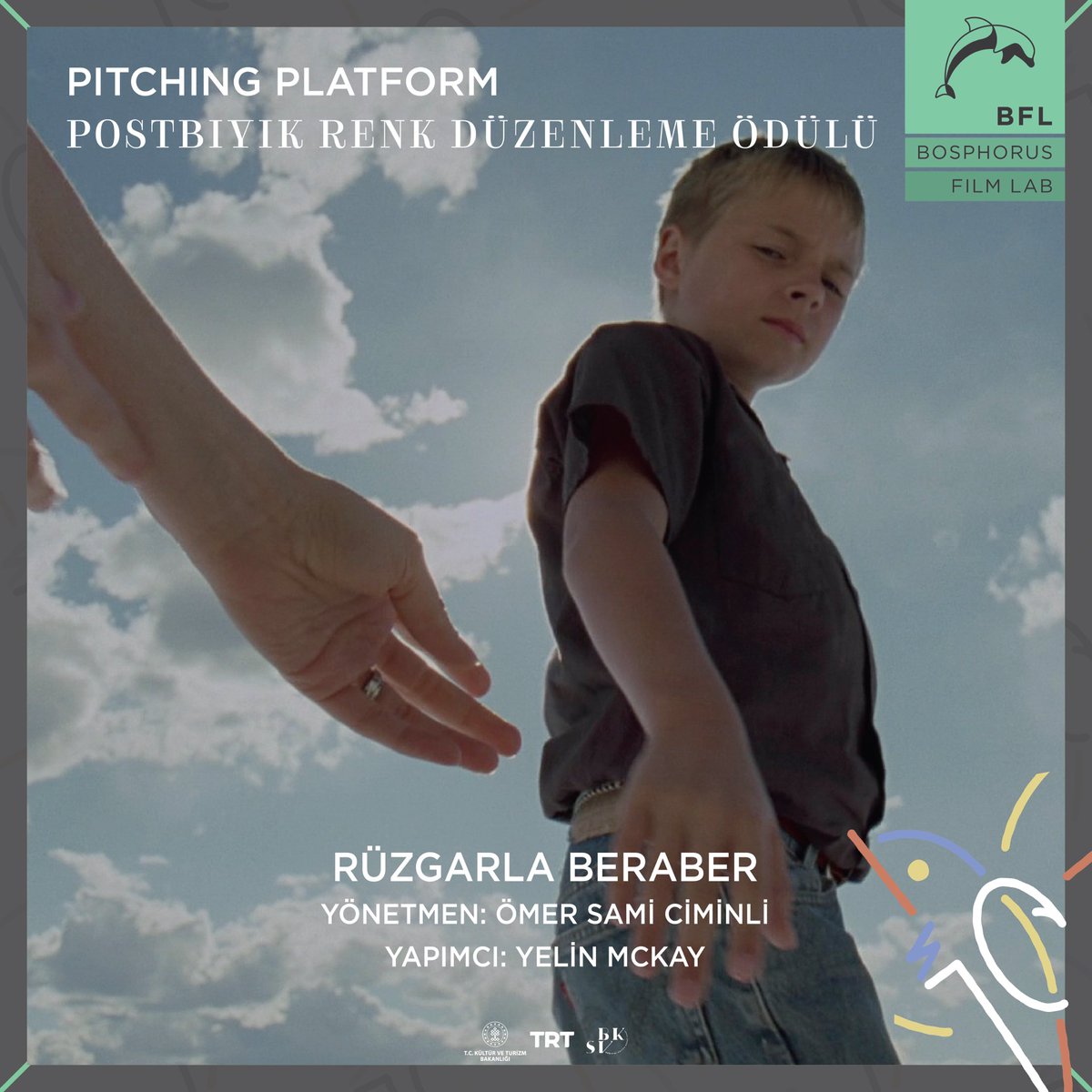BosphorusLab's tweet photo. 10. Boğaziçi Film Festivali | Pitching Platform

🏆 Postbıyık Renk Düzenleme Ödülü

🐬 Rüzgarla Beraber
| Yönetmen: Ömer Sami Ciminli
| Yapımcı: Yelin McKay

#BFF2022🐬 #BFL2022🐬 https://t.co/6m6WQkfPs5