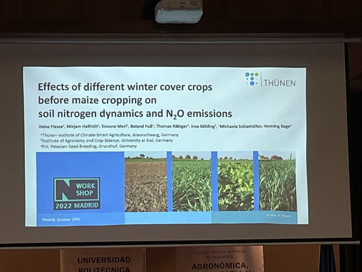 rachelthorman1's tweet image. Heinz Flessa @Thuenen_aktuell showed #covercrops could ⬆️ direct #nitrousoxide but ⬇️ risk of indirect nitrous oxide induced by #nitrateleaching &amp;amp; provided other important functions: #soilprotection #biodiversity #groundwater #NitrogenWorkshop2022 #GHG #N2O @NWorkshop2022